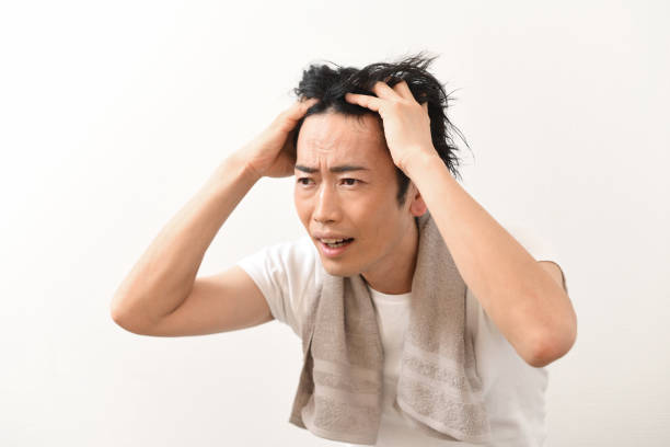 脱毛に悩む男性